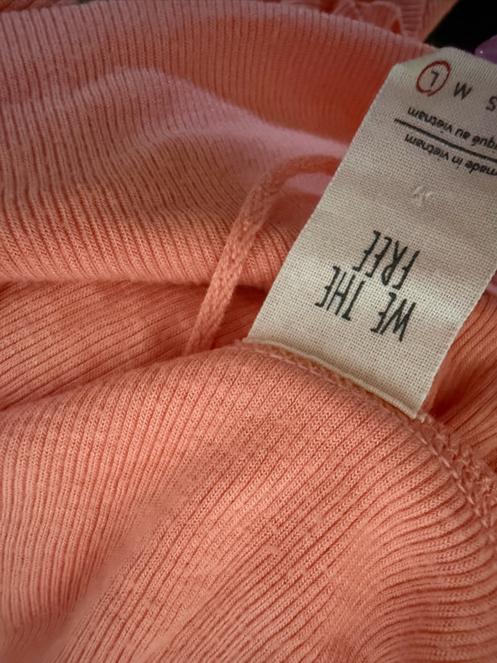 We The Free Asymmetrical grapevine coral Orange tunic top - Picture 7 of 7